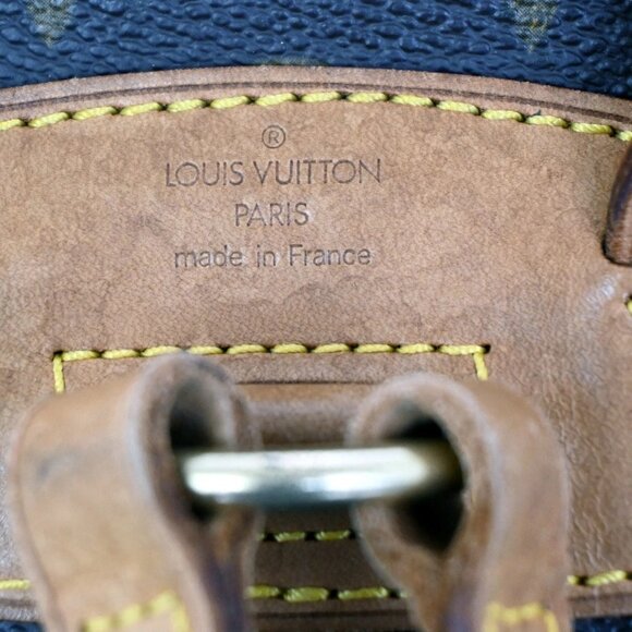 LOUIS VUITTON Mini Montsouris Backpack Bag Monogram Leather Brown M51137 96MA061 main image 9